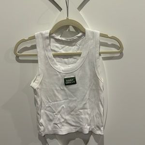 Daily Drills - Ribbed Tank White XS/S